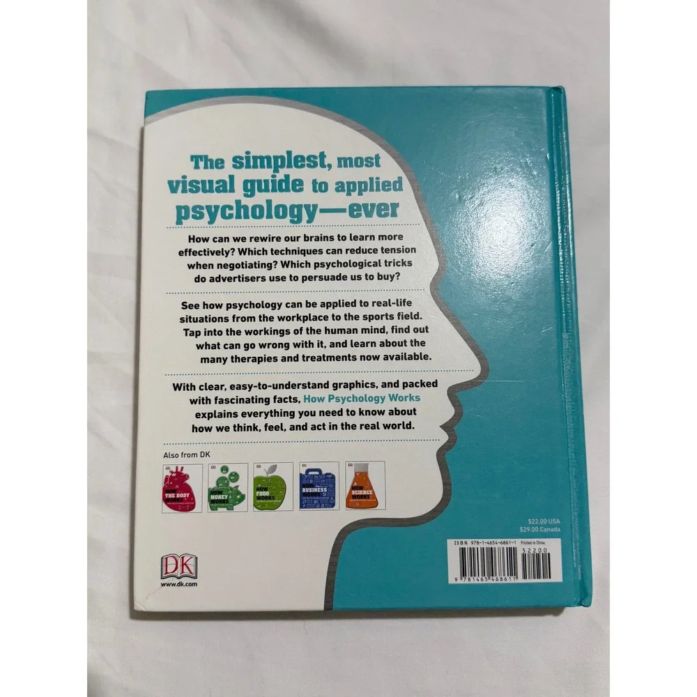 DK How Psychology Works The Facts Visually Explained Hardcover 9781465468611